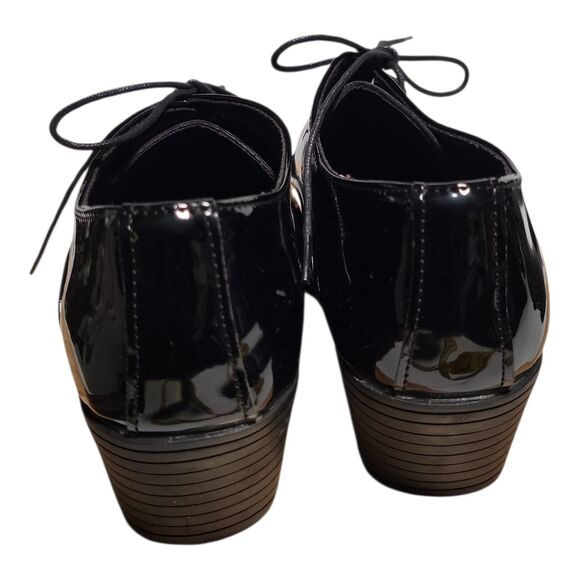 Men Patent Leather Oxford Shoes Formal Business Prom Dress Wedding Groom Sz 11.5 main image 4